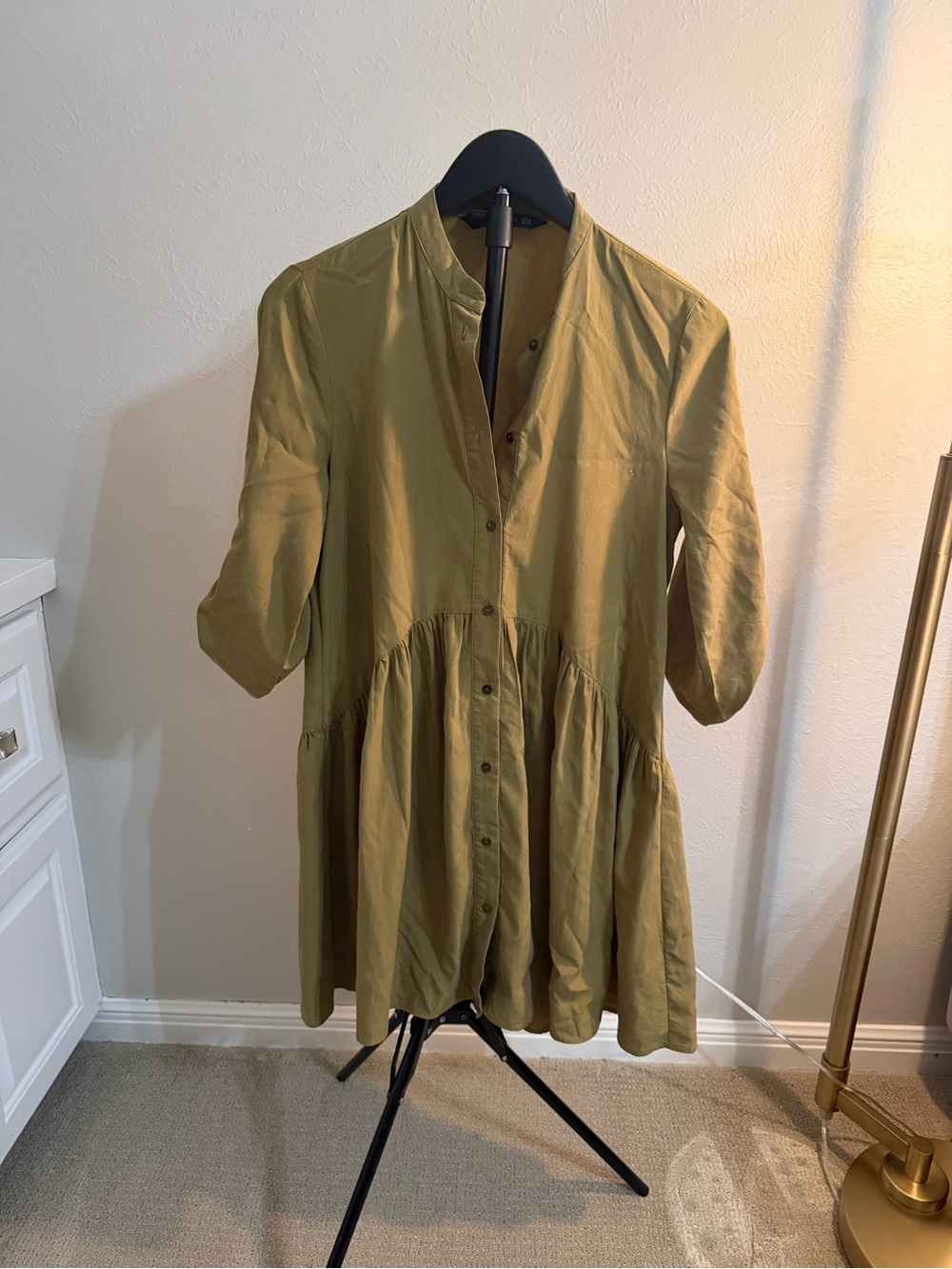 Zara Olive Green Dress